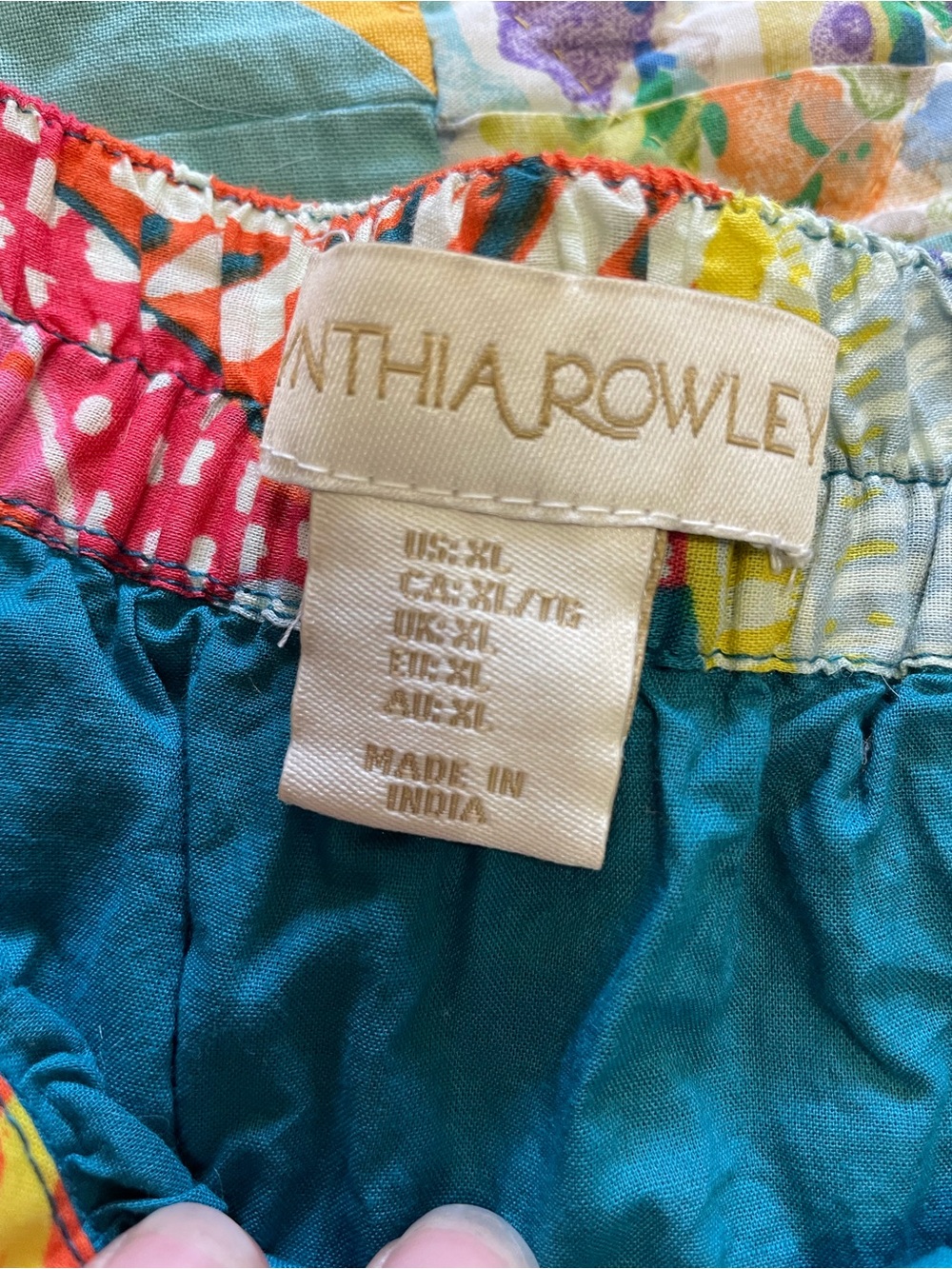 Cynthia Rowley rainbow floral tropical tank and skirt set XL - Picture 3 of 9